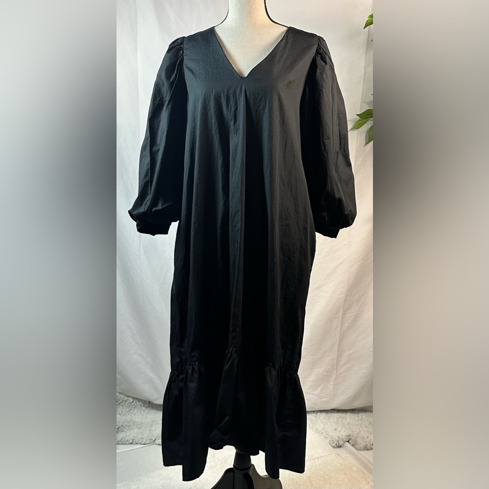 a new day Elegant Black Long Sleeve Dress - Picture 2 of 11